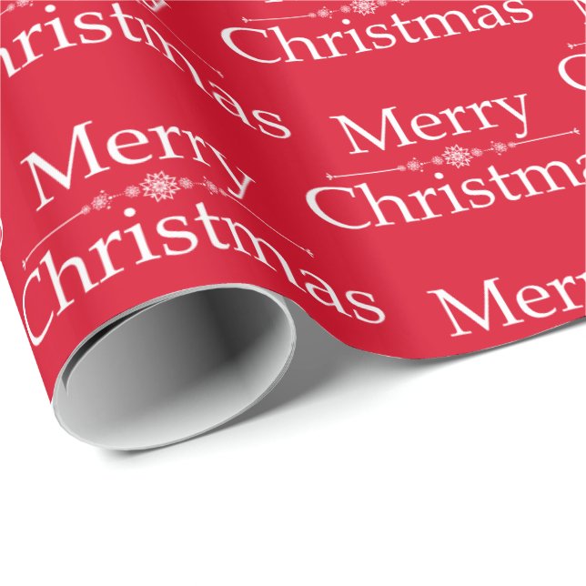 Christmas Wrapping Paper-Merry Christmas Wrapping Paper (Roll Corner)