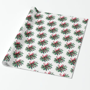 Christmas Wrapping Paper-Mistletoe Wrapping Paper