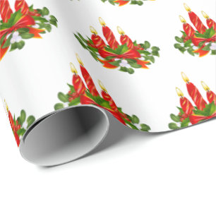 Christmas Wrapping Paper-Mistletoe Wrapping Paper