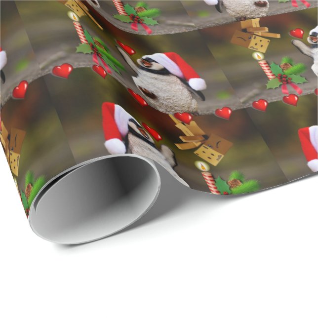 Christmas Wrapping Paper Penguin (Roll Corner)