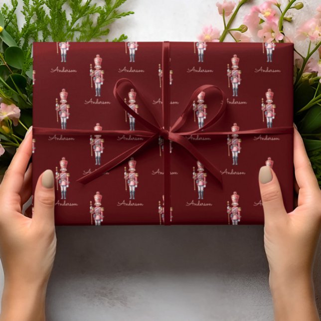 Christmas Wrapping Paper Personalised Nutcracker  (Creator Uploaded)
