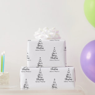 Christmas Wrapping Paper Personalised Nutcracker