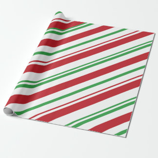 Christmas Wrapping Paper - Red, White & Green