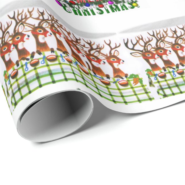 Christmas Wrapping Paper Santa (Roll Corner)