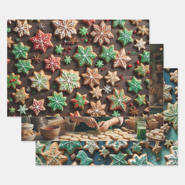 Christmas Wrapping Paper Set of 3 (Set)