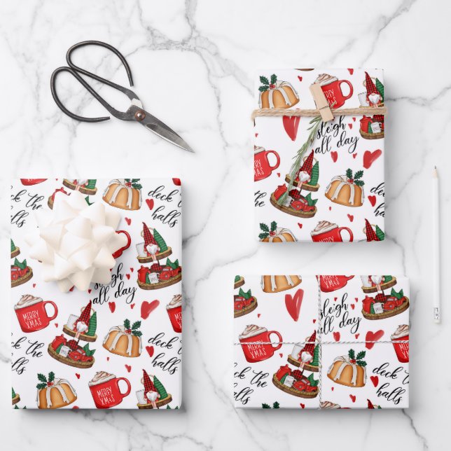 Christmas Wrapping Paper Sheet (Front)