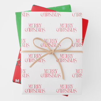Christmas Wrapping Paper Sheet