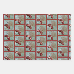 Christmas Wrapping Paper Sheet Set of 3