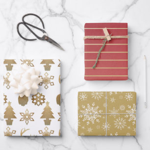 Christmas Wrapping Paper Sheets-The Classics