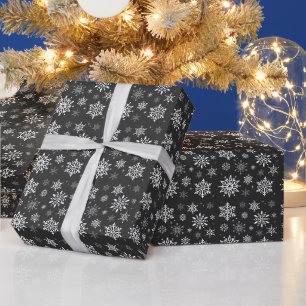 Christmas Wrapping Paper-Snowflakes Paper