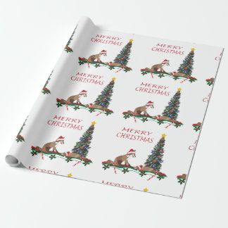 Christmas wrapping paper, wildlife wrapping paper