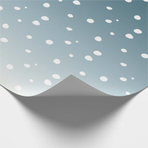 Christmas Wrapping Paper with Christmas Snowflakes