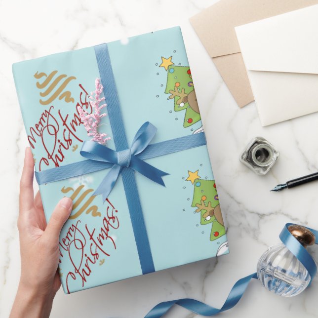 Christmas wrapping paper. wrapping paper (Gifting)
