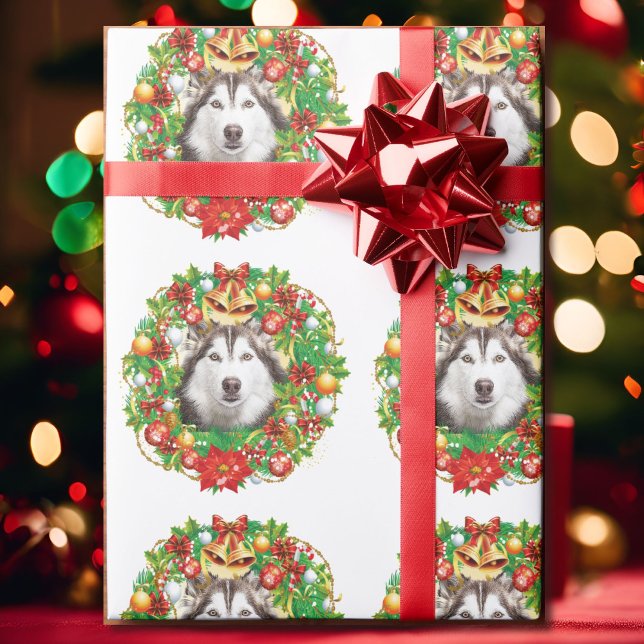 Christmas Wrapping Paper YOUR PHOTO dog cat kids (Creator Uploaded)