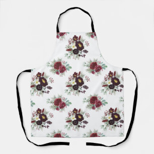 Christmas Wreath Art Apron