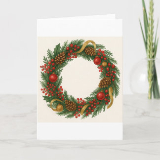 Christmas Wreath Card