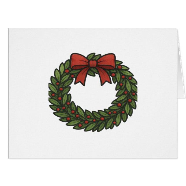 Christmas Wreath Classic (Front Horizontal)