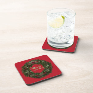 Christmas Wreath Coaster