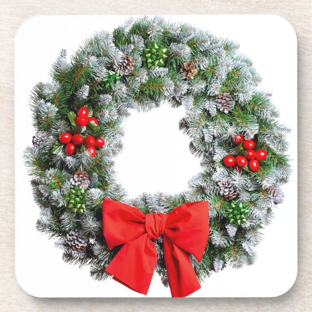 Christmas Wreath Coaster (Front)