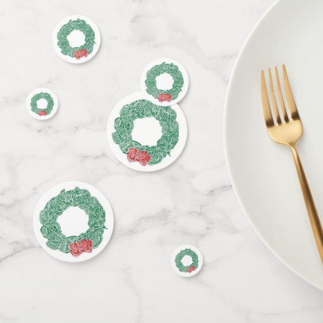 Christmas Wreath Confetti (Group)