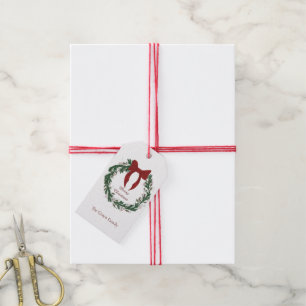 Christmas Wreath Gift Tags