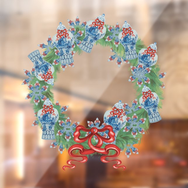 Christmas Wreath Ginger Jar (Sheet 2)