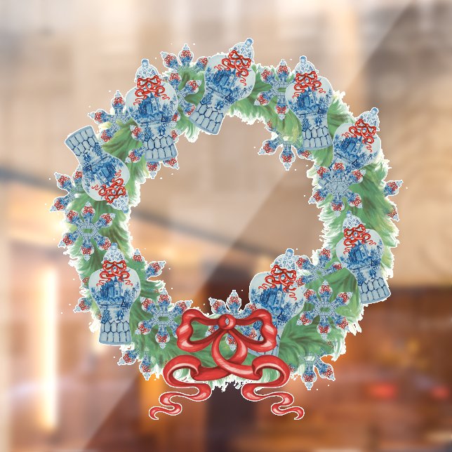 Christmas Wreath Ginger Jars (Sheet 2)