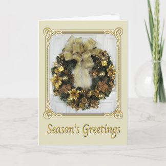 Christmas Wreath greeting card