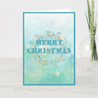 Christmas Wreath Holiday Card