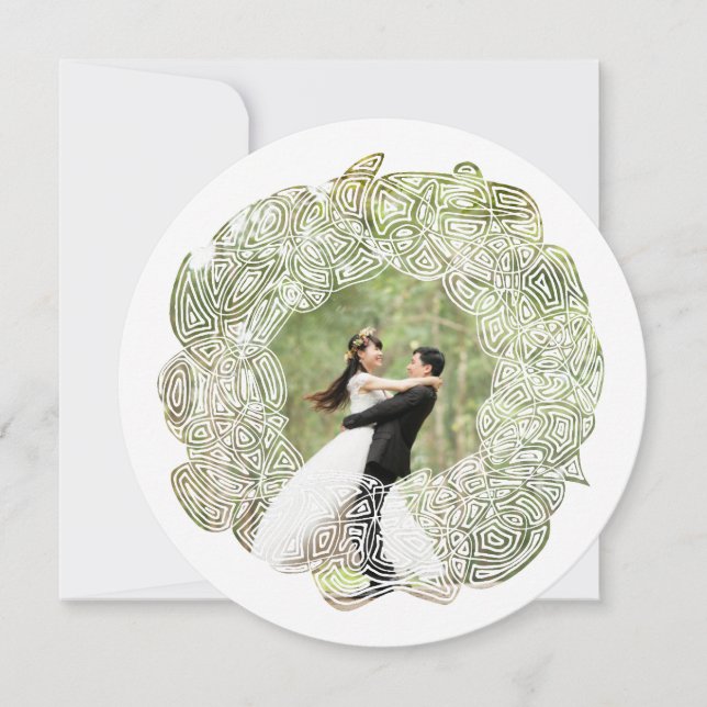 Christmas Wreath Holiday Card (Front)