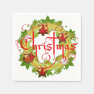 christmas-wreath Napkins
