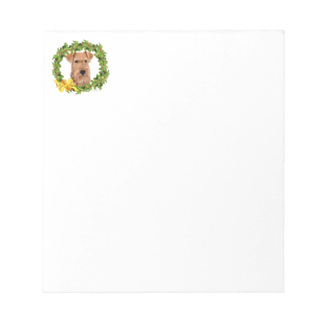 Christmas Wreath Notepad (Front)