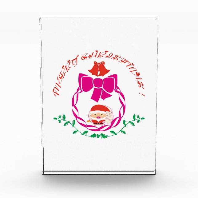 Christmas wreath photo block (Front)