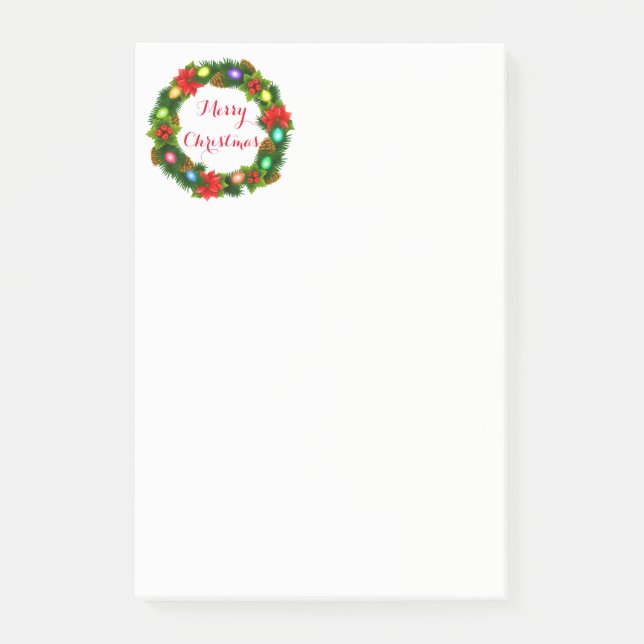 Christmas Wreath Post-it-Notes Post-it Notes (Front)