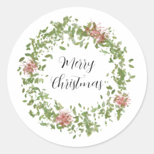Christmas Wreath Sticker Design 1