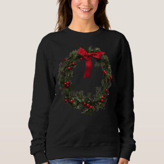 CHRISTMAS WREATH SWEATSHIRT