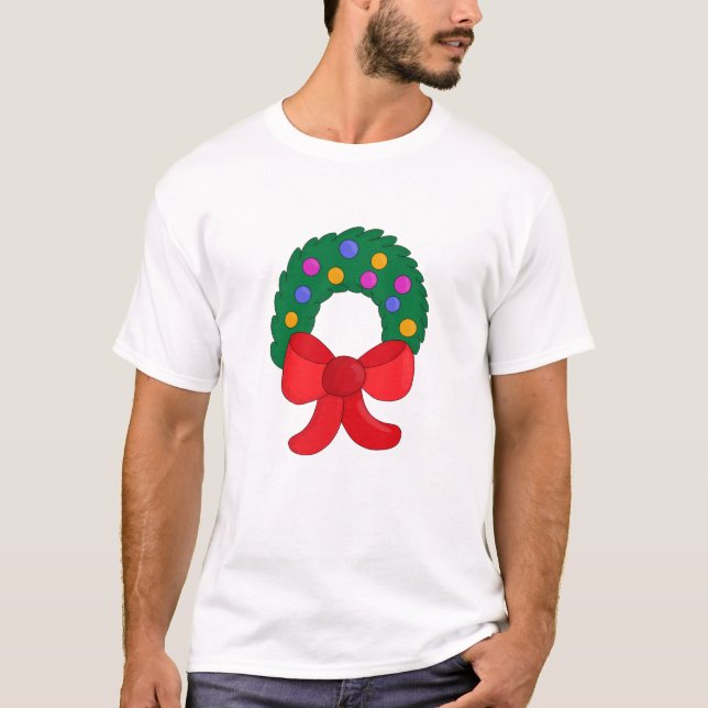 Christmas Wreath T-Shirt (Front)