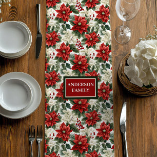 Christmas Wreath Table Runner Personalized Gift