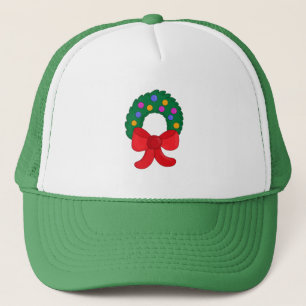 Christmas Wreath Trucker Hat