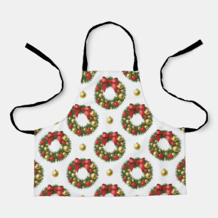 Christmas Wreaths Apron
