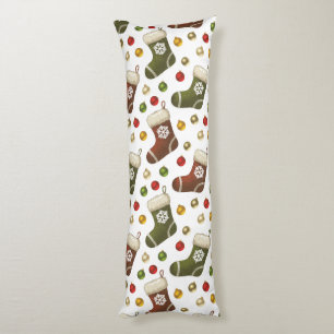 Christmas Wreaths Body Cushion