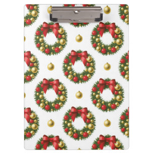 Christmas Wreaths Clipboard