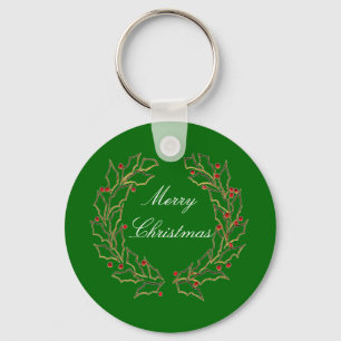 Christmas Wreaths Keychain