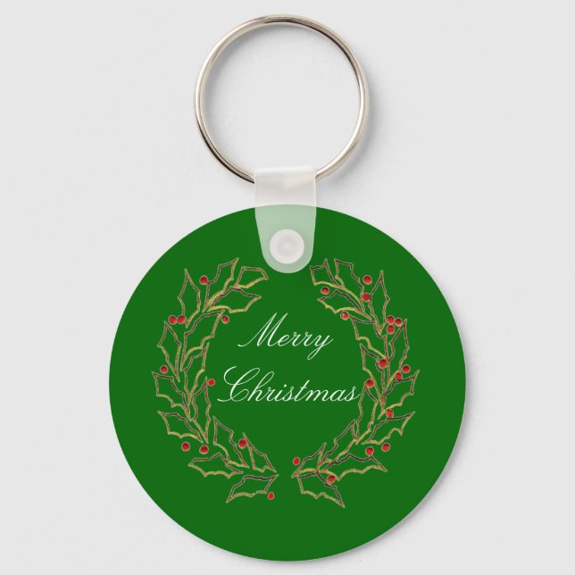 Christmas Wreaths Keychain (Front)