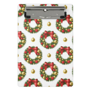 Christmas Wreaths Mini Clipboard