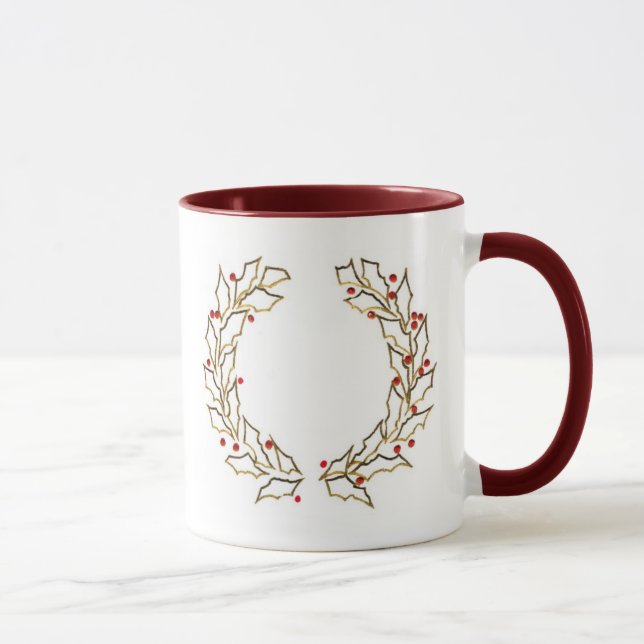 Christmas Wreaths Mug (Right)