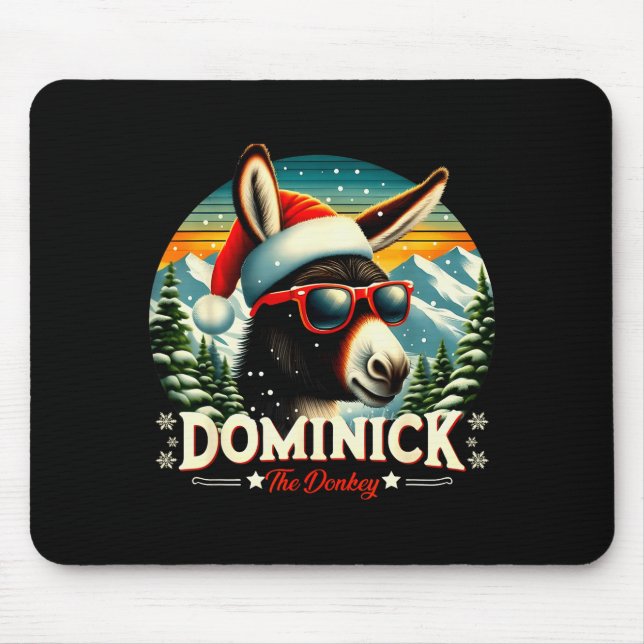 Christmas Xmas Dominick The Christmas Cheer  Mouse Pad (Front)