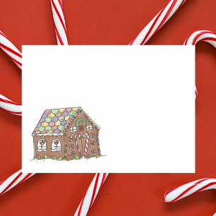 Christmas Xmas Gingerbread House Holiday Candy Post-it Notes