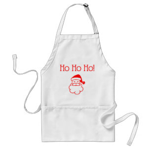 Christmas Xmas Santa Red Ho Ho Ho Apron