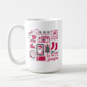 Christmas Xmas Trees Tis The Season Holiday Santa Coffee Mug